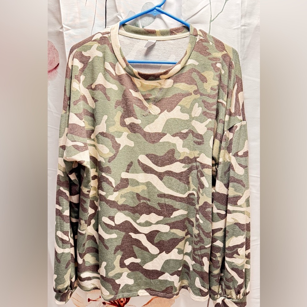 Camo long Sleeve Tee